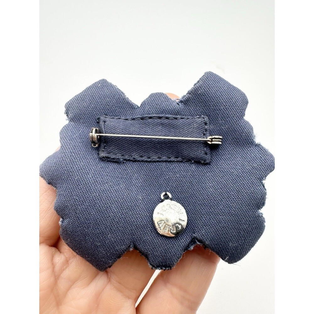 J.Crew Rhinestone Fabric Brooch - Picture 4 of 6